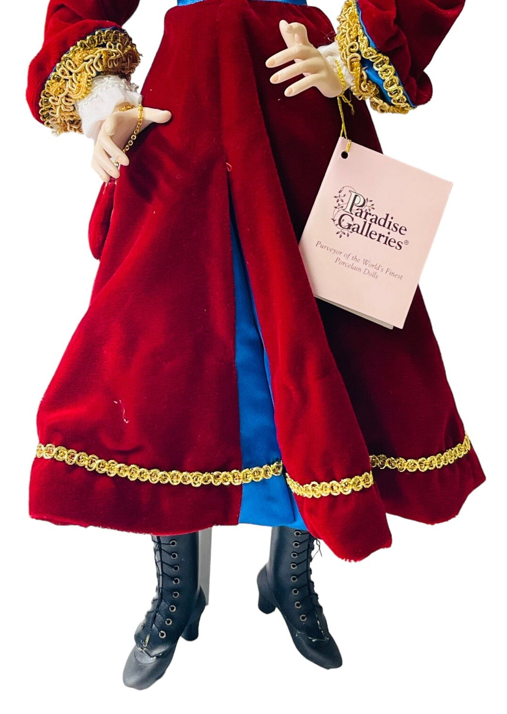 PARADISE GALLERIES DOLL 19" CHARLENE VICTORIAN W/COA B199 BY; PATRICIA ROSE