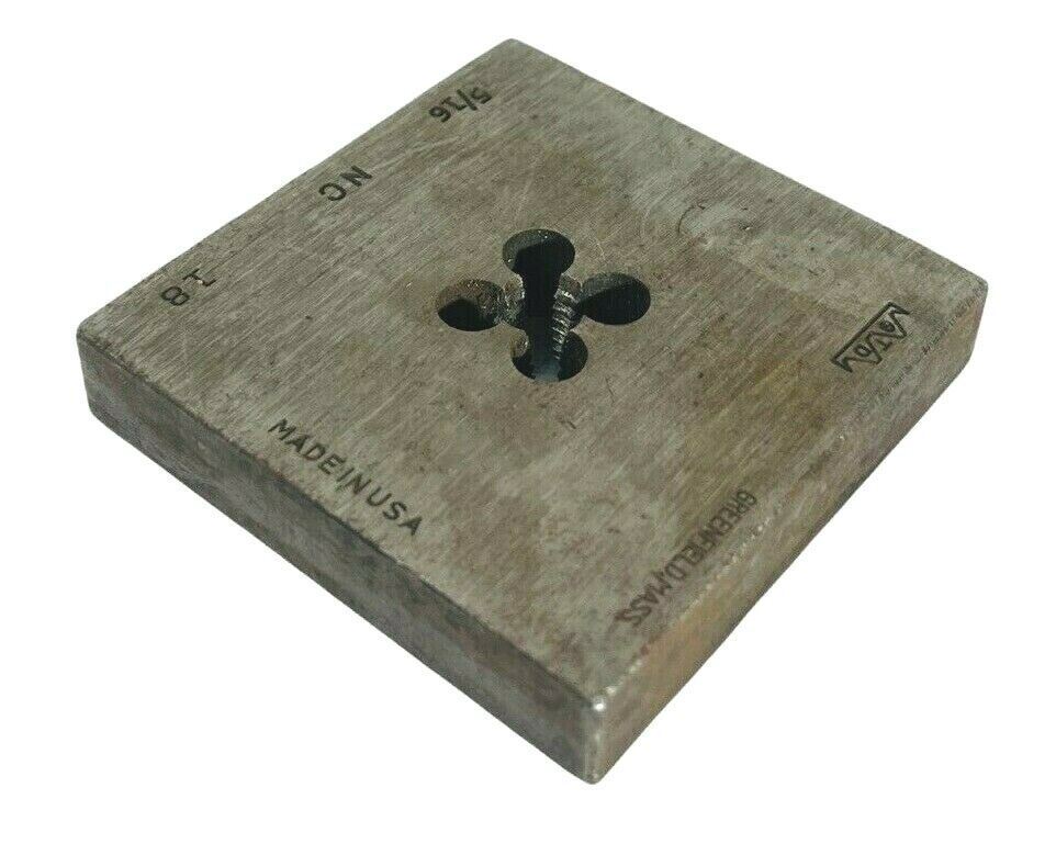 Tap & Die Square Bolt Die 5/16 NC 18GTD No. 275 Solid 2-1/2" Greenfield
