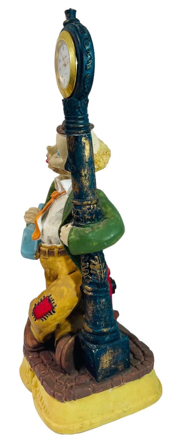 CLOCKPOST WILLE CLOWN HOBO~CASTLE REINE~10.5'' TALL X 3.5 WIDE~WT 2.2Lbs
