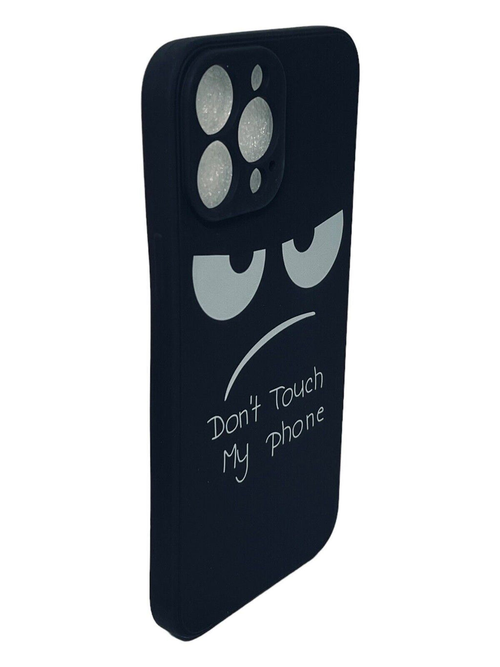 Apple iPhone 13 Pro Max Mobile Case Silicon-Black "Do Not Dont Touch My Phone"