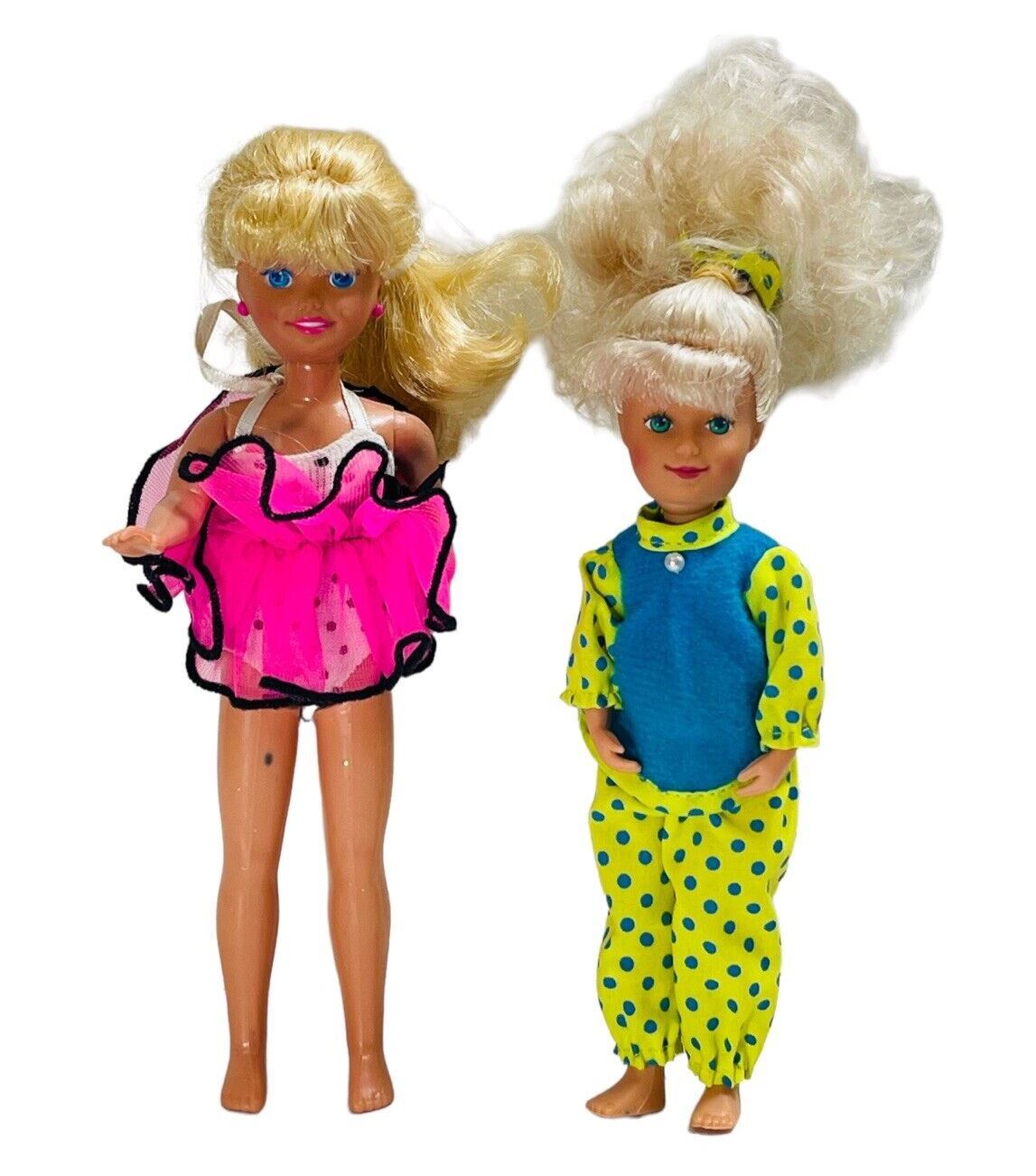 Mattel Dolls, 1991 Stacie Littlest Sister of Barbie & 1990 Kid Kore