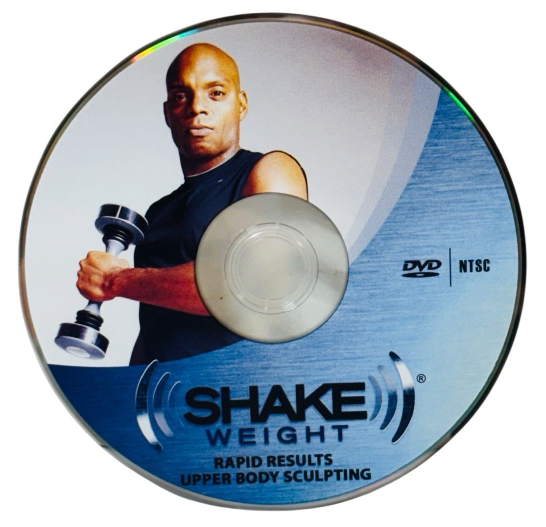 Shake Weight For Men Pro Rapid Results Upper Body Sculpting Exercise DVD ONLY