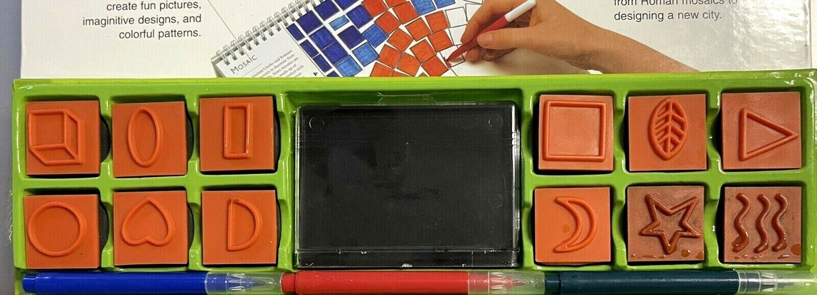 Craft Works Rubberstamping Book, Inkpad & More, Interactive Instruction Book
