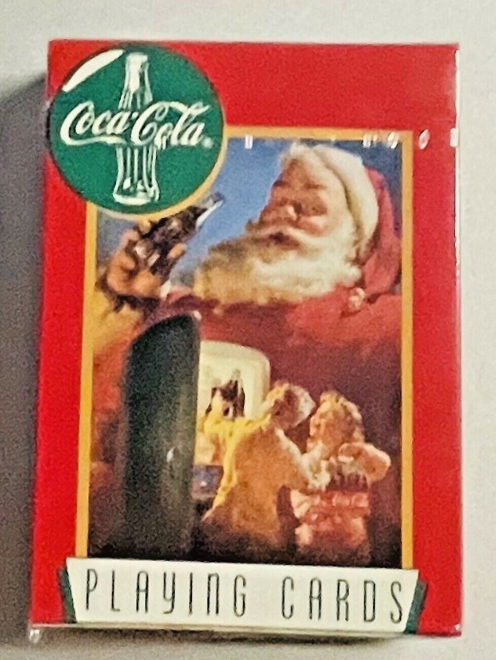 Collectible COCA-COLA Playing Cards-2 Decks w/Tin Can-Sealed, RARE 1994 ~ NEW.