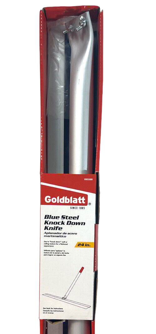 GOLDBLATT BLUE STEEL KNOK DOWN KNIFE 24" LIGHTWEIHT w/RED GRIP HANDLE, G0550.