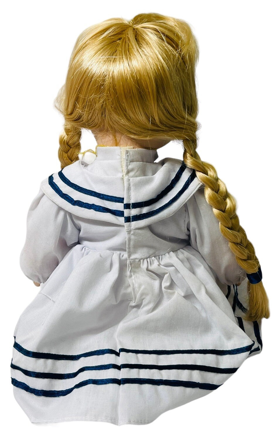 Crown Fine Porcelain Dolls 14'' “JUDY & ALICE” In A Sitting Position~Origin 1998