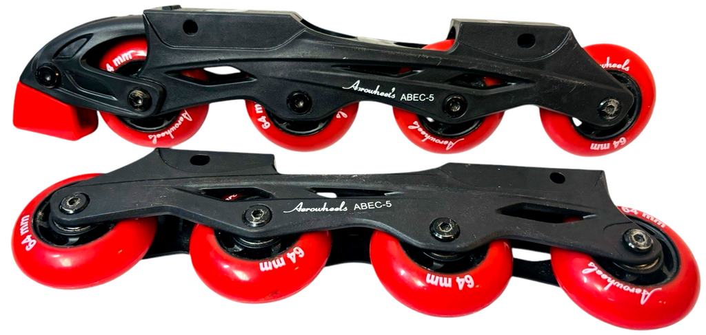 Inline Skating Aerowheels  ABEC-5 Set 64mm. (