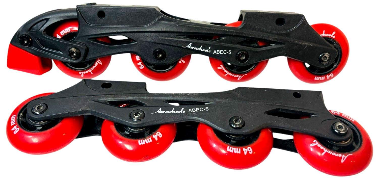 Inline Skating Aerowheels  ABEC-5 Set 64mm. (