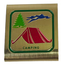 BOY SCOUTS OF AMERICA CAMPING METAL BELT SLIDE MERIT CLIP