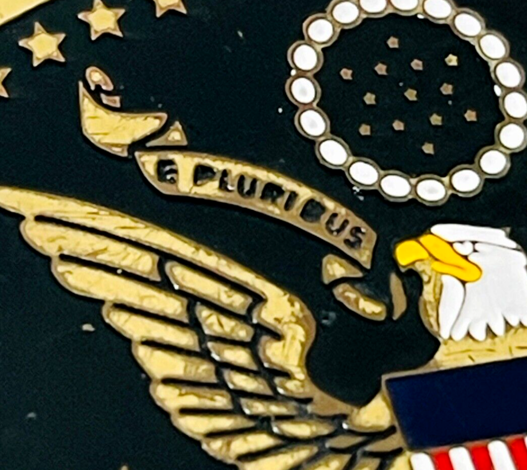 Solid Brass Belt Buckle American Eagle By: Heritage Buckle~L-2.5 X H 2" Vintage