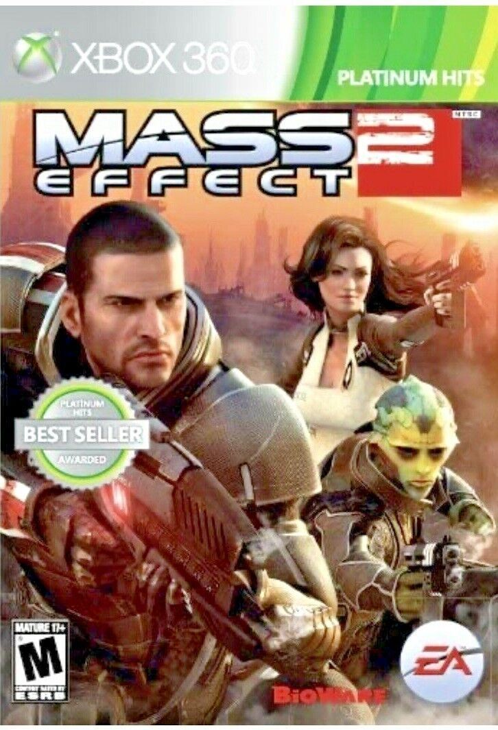Mass Effect 2 Xbox 360 (2010 Microsoft) Includes Disc 1 & 2 "MINT CONDITION"