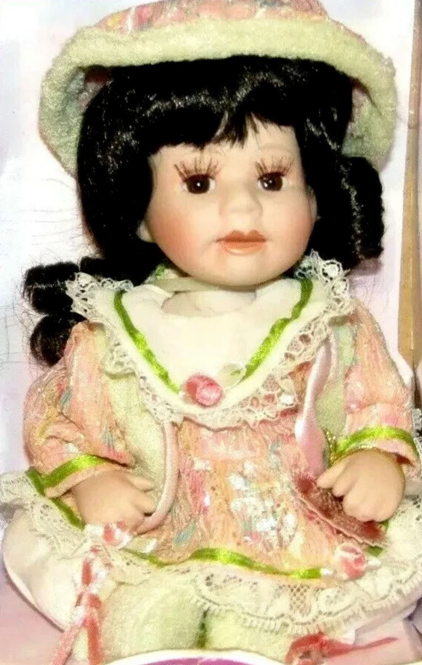 The Sara Porcelain Doll - Handmade & Hand Painted' 2006 Collection Edition. NIB