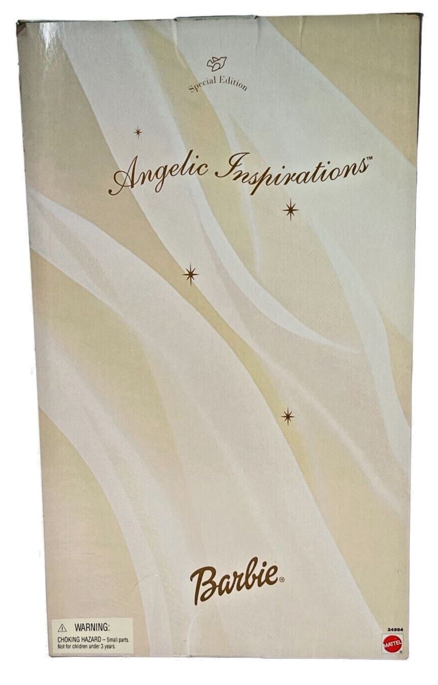 1999 Special Edition Barbie Doll ANGELIC INSPIRATIONS (Gold Gown w/Dove) 24984