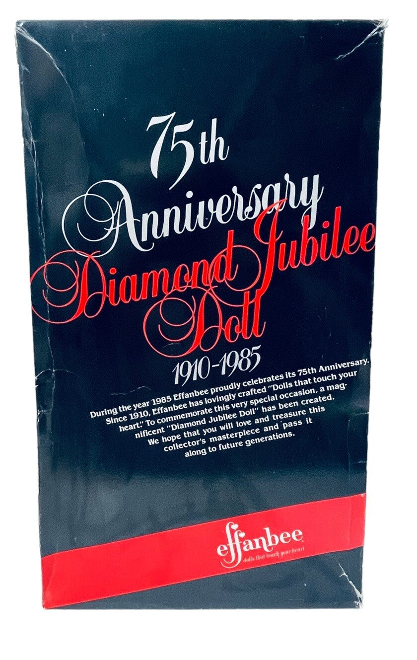 75TH ANNIVERSARY DOLL DIAMOND JUBILEE EFFANBEE 1985~Original Box w/COA.
