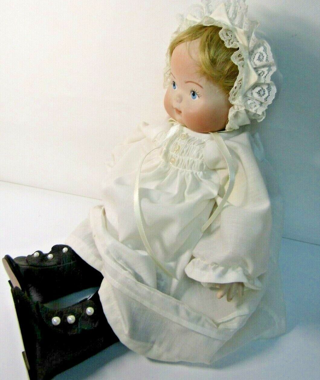 Appletown Creations 1985 Porcelain Doll Baby of Liberty Signed~Official Licensee