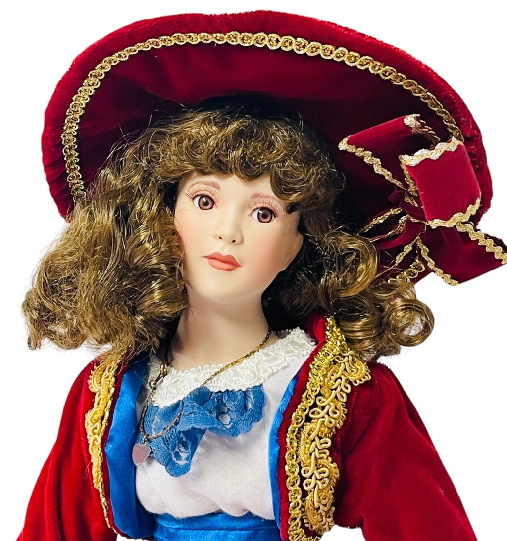 PARADISE GALLERIES DOLL 19" CHARLENE VICTORIAN W/COA B199 BY; PATRICIA ROSE