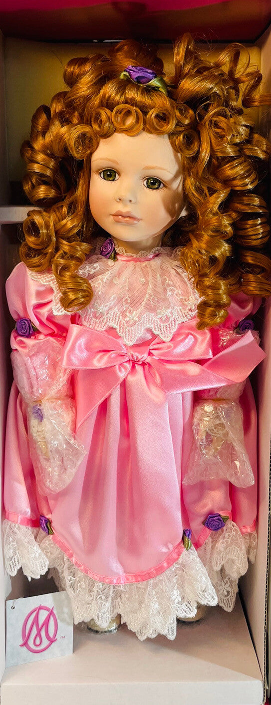 MARIE OSMOND DOLL 18" MARGOT (NRFB) PORCELAIN W/ORIGINAL BOX & COA