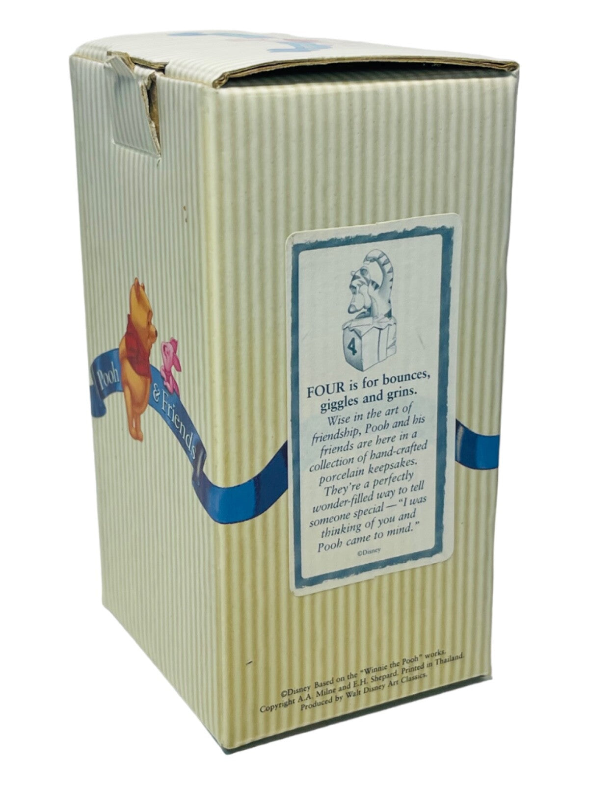 Disney Pooh & Friends Tigger Figurine - Giggles & Grin, IN ORIGINAL BOX-MINT.