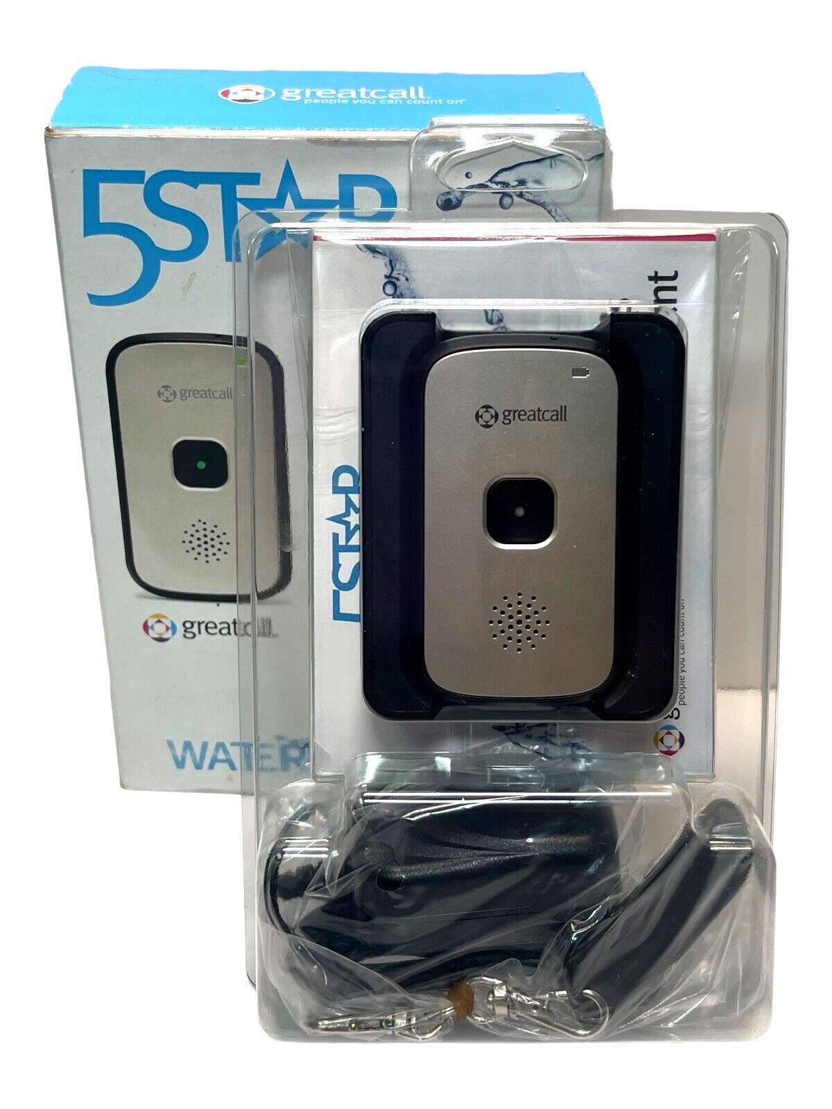 GreatCall Urgent Response (5STAR3-DIR-SLV) One-Touch Waterproof Device - Silver