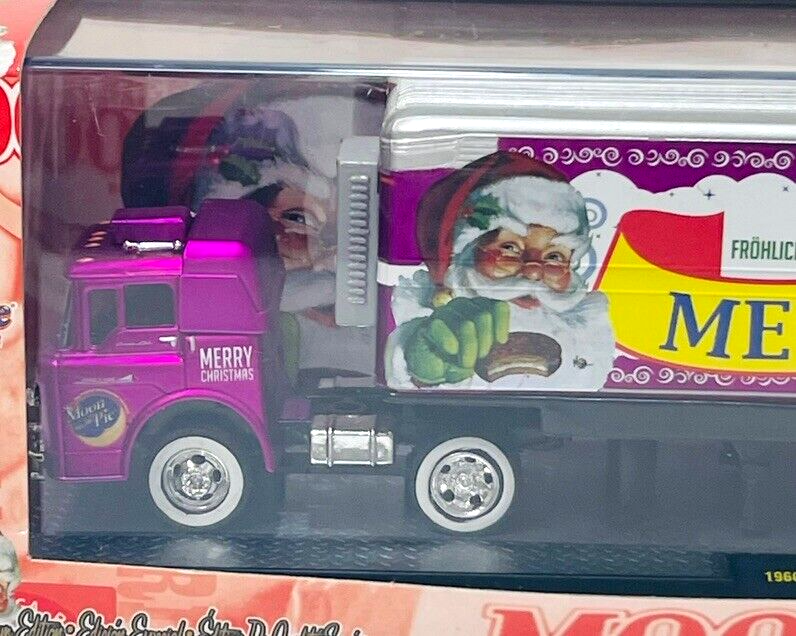 Moon Pie Purple Merry Christmas 1960 Ford C600 & 1949 Studebaker 2R Truck S20