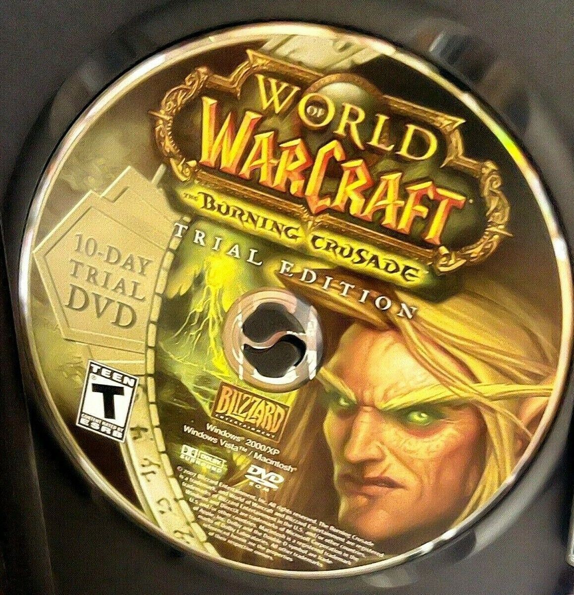 World of War Craft THE BURNING CRUSADE DVD/ROM Windows 2000/XP Expansion -2007