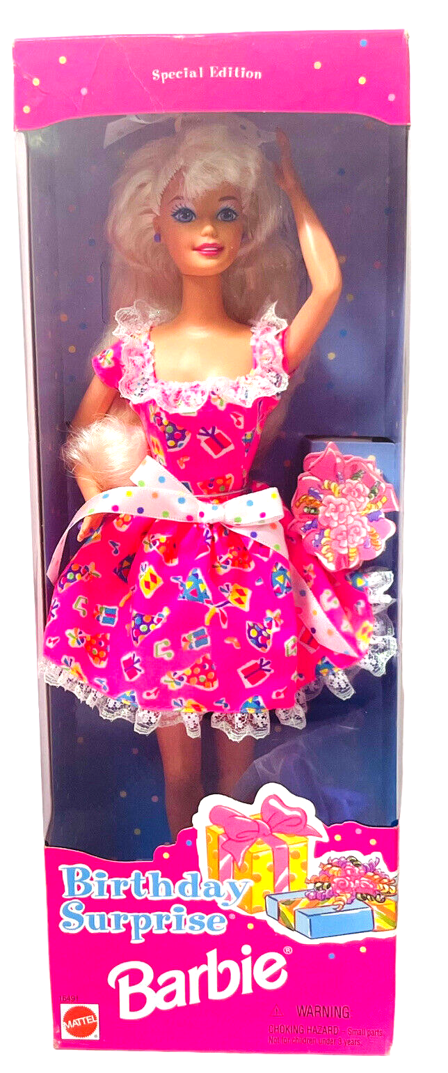 Mattel 1996 Barbie Doll Birthday Surprise Special Edition 16491 - VINTAGE - NRFB