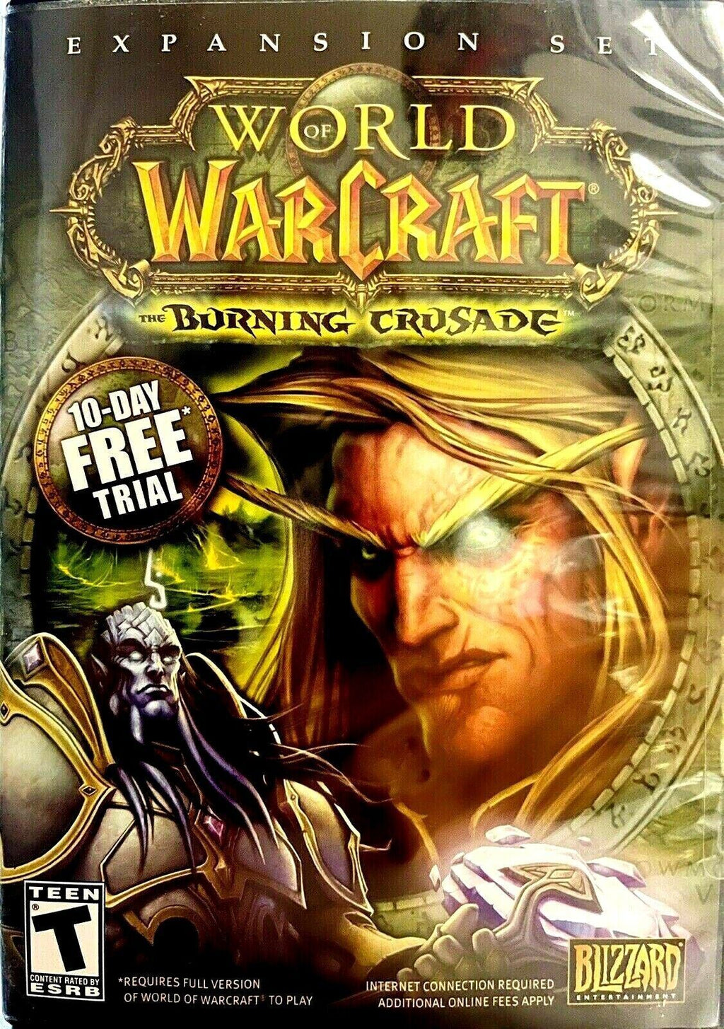 World of War Craft THE BURNING CRUSADE DVD/ROM Windows 2000/XP Expansion -2007