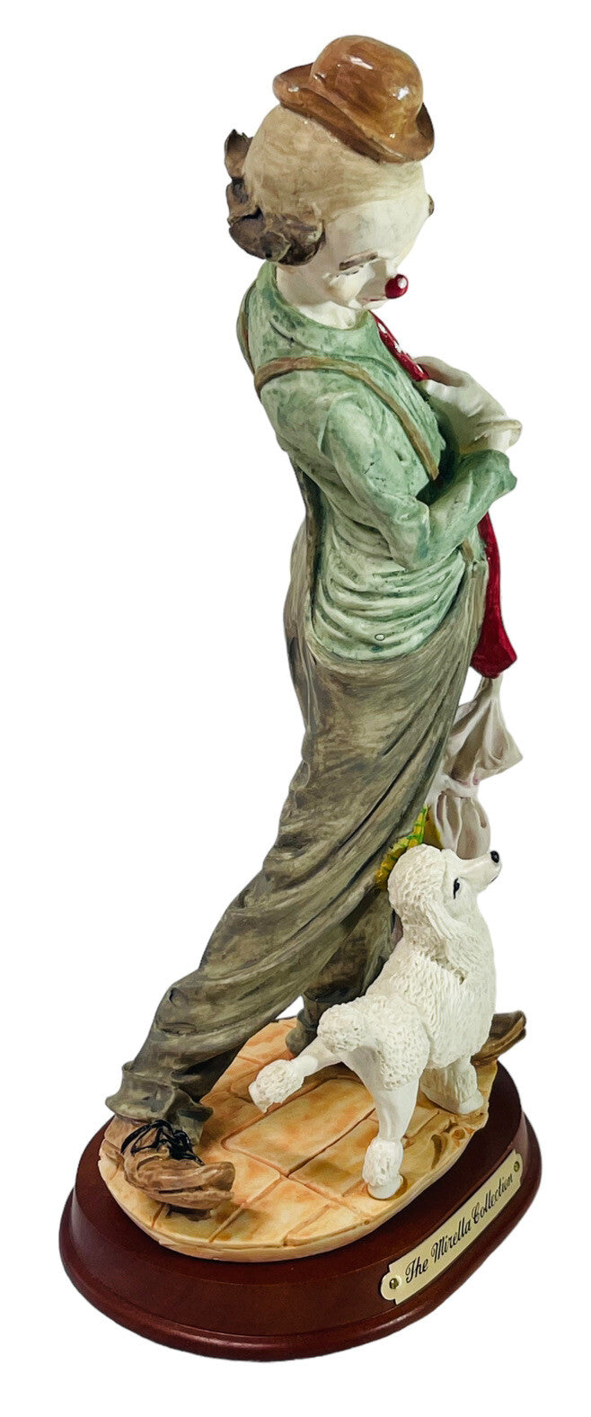 The Mirella Collection Hobo The Clown w/Poddle Dog ~ Free Standing Figurine MINT
