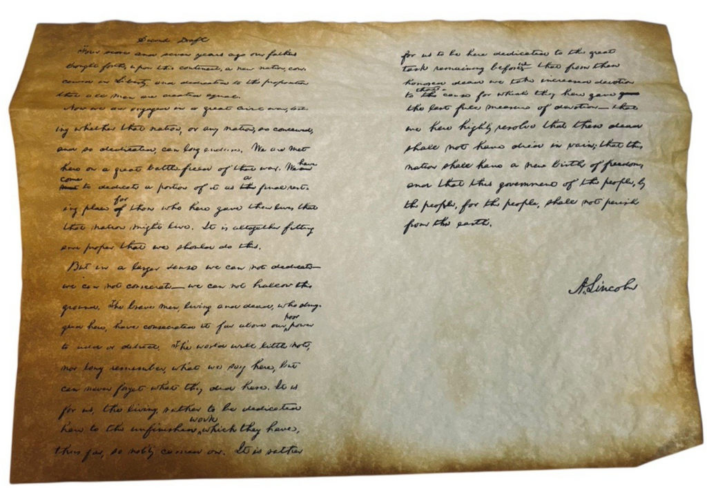 Complete Set of 4 American Historical Documents - Replicas in Original Package
