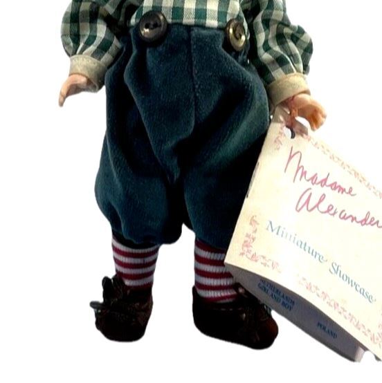 1998 Madame Alexander 8'' Doll Tommy Tittlemouse 444 Miniature Showcase