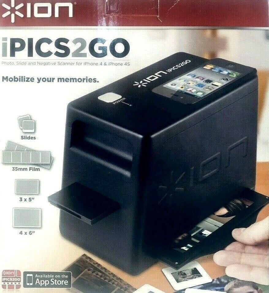 AUDIO SCANNER SCANS & TRANSFERS PHOTOS/SLIDES/NEGATIVES DIRECTLY TO IPHONE