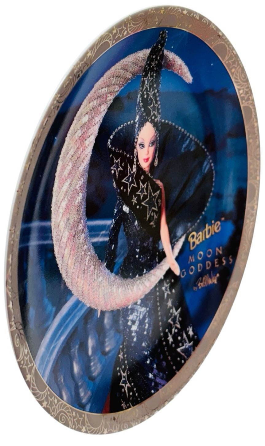 Vintage 1996 Barbie Enesco Moon Goddess Collectors 8" Plate by Bob Mackie #4008