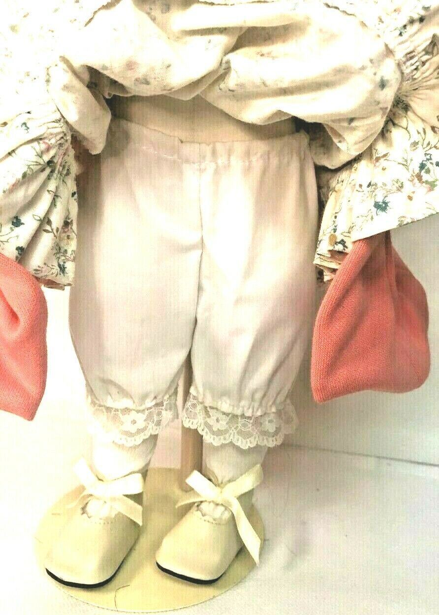 Ashton Drake 1990s Porcelain Doll 16''Tall No. 5475B w/Doll Stand~VINTAGE