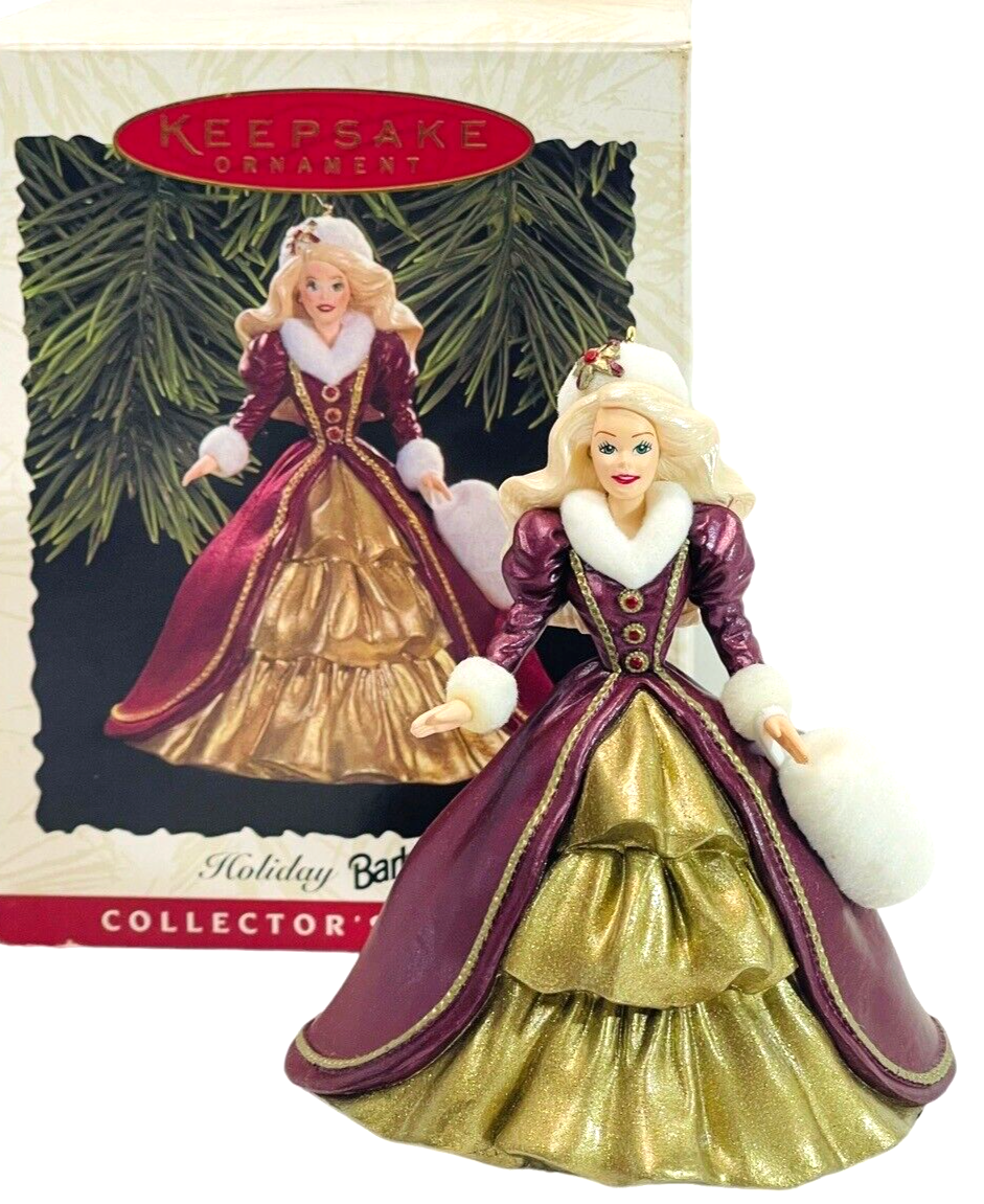 1994 Hallmark Holiday Barbie 4th In Collector's Series Keepsake Ornament