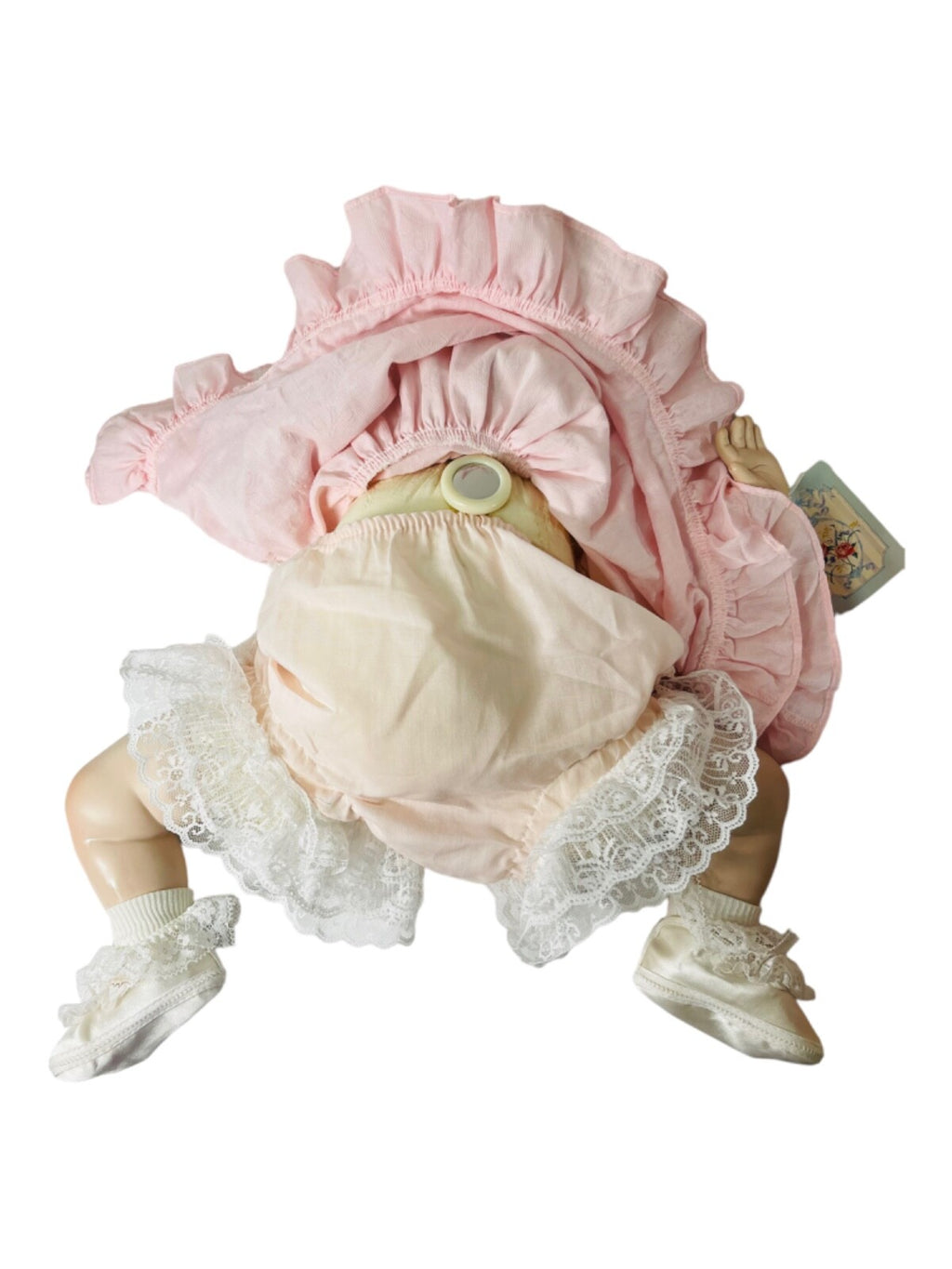 Duncan's Doddle Dan Musical Doll 20" Porcelain w/2-Front Teeth & Glasses VINTAGE