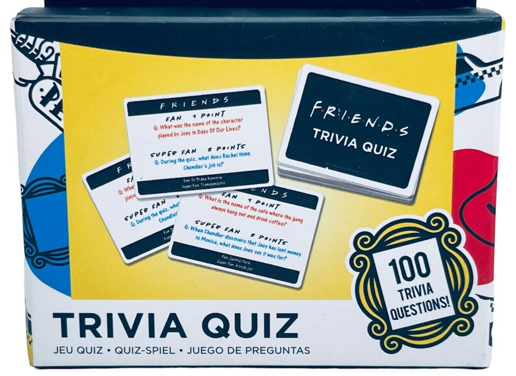 BRAND NEW Friends TV Show Trivia Quiz Game w/100 Questions ~ 50 Quiz Card.