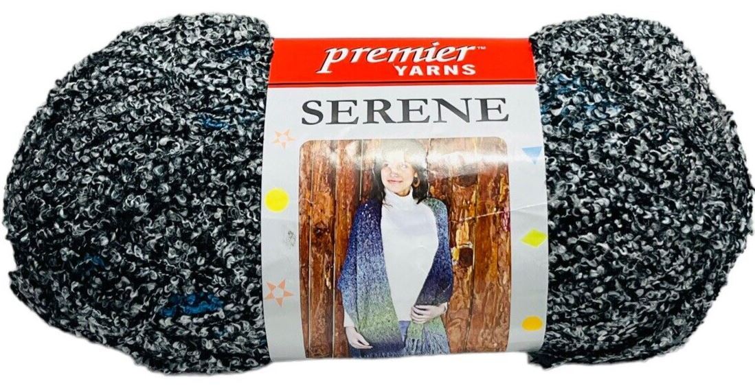 PREMIER SERENE YARN 90% ACRYLIC-10% POLYAMIDE~MARY MAXIM~LOT OF 2.