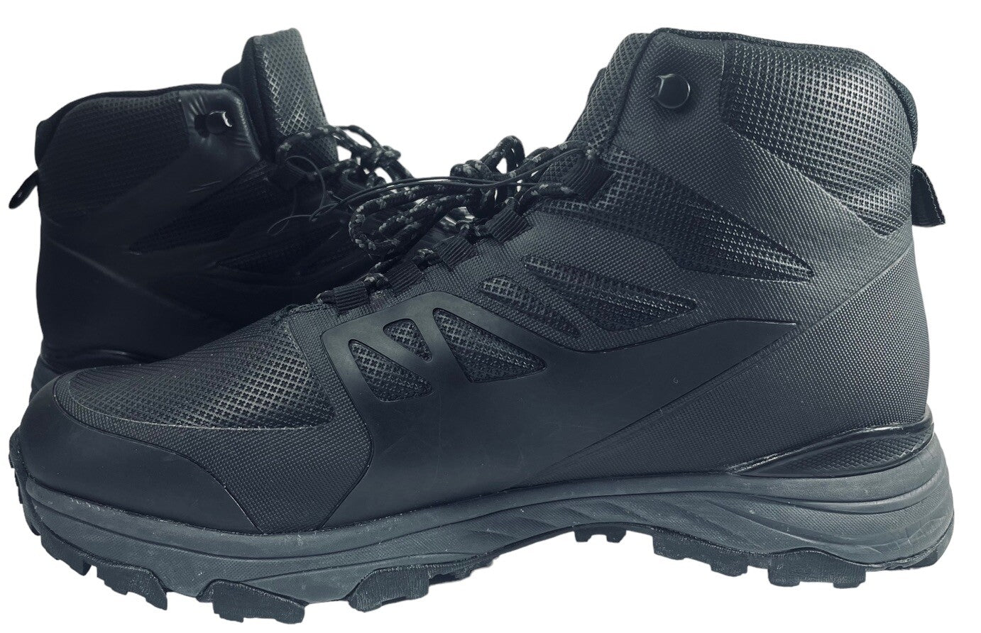 BASS MEN's 13sz. MID-TOP WORK BOOT LIGHTWEIGHT ALUMINUM SAFTY TOE  7135101A1