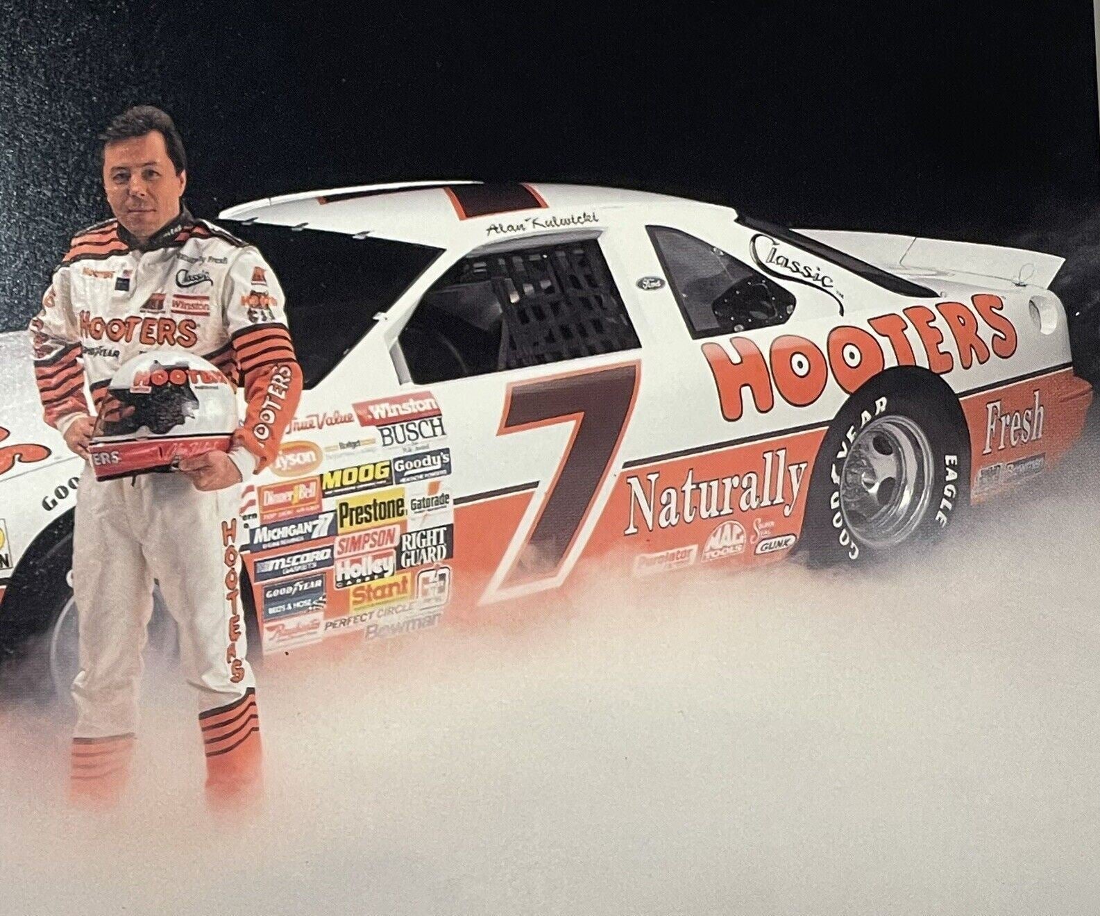 #7 Alan Kulwicki Racing Career · Racing Card 5'' X 7" Underbird Rising BRAND NEW