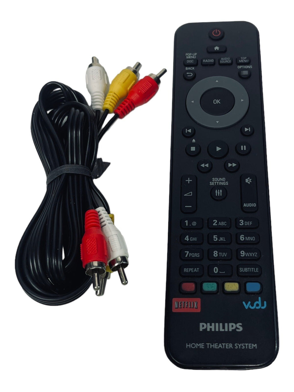 Home Theater SUBWOOFER Sound System, W/6-Speakers & Remote Philips HTS3541 5.1