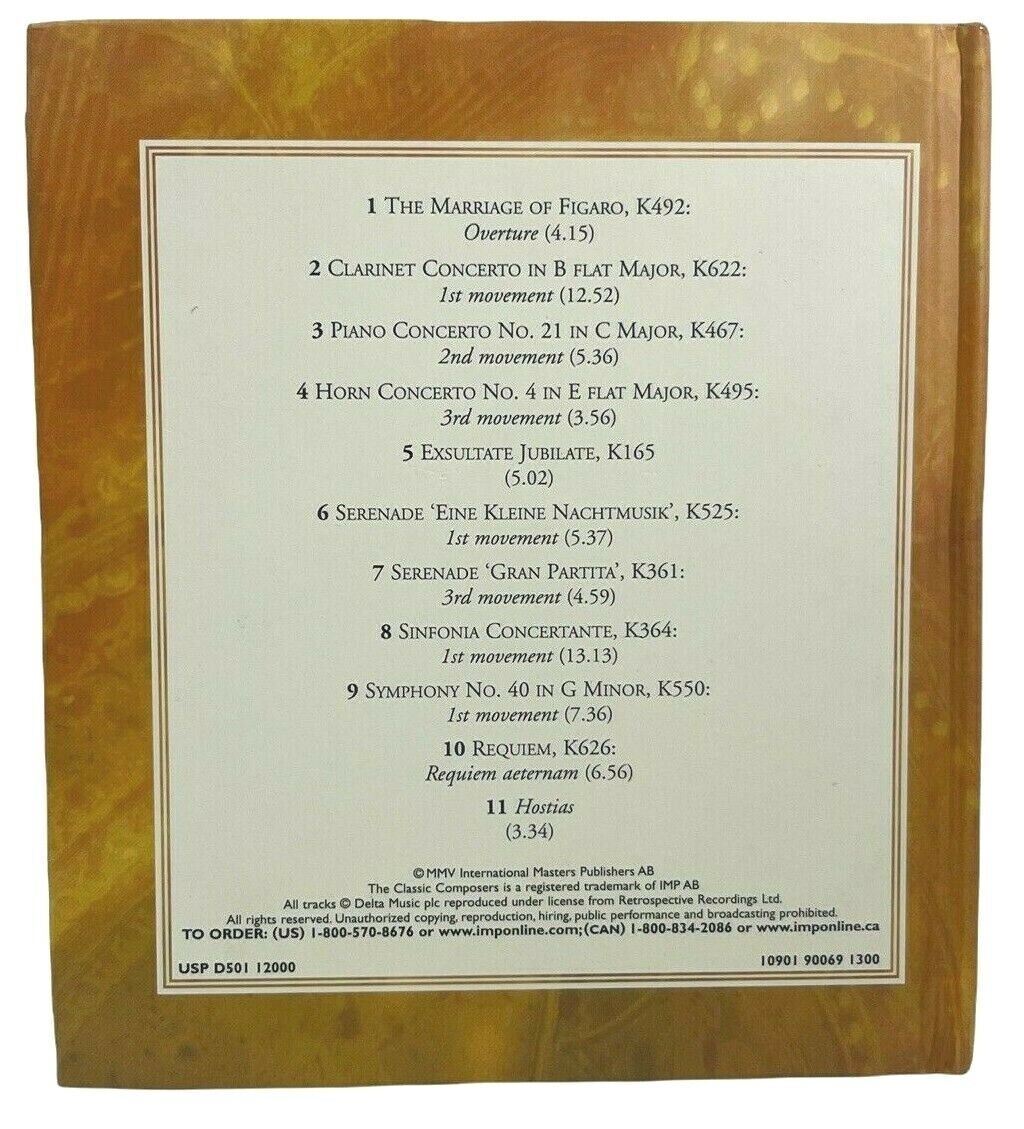 LOT-3 CLASSIC COMPOSERS CDS MOZART, SCHUMANN & SCHUBERT w/23 PAGE BOOKLET
