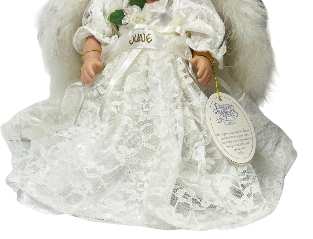 2002 Precious Moments Doll Collection, Angel of the Month June #4144 ~ Preowned