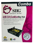SIIG  USB20+1394 6-Port Bay (JUH62B22) 4-Ports Internal Hub "NEW"