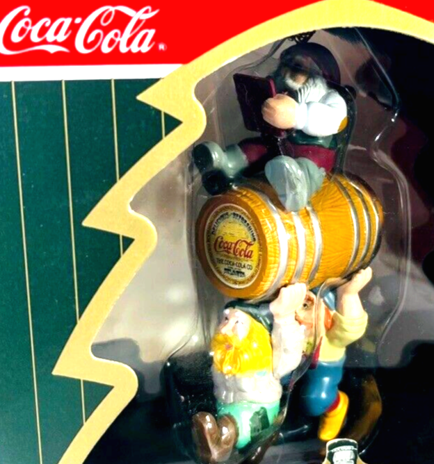 COLA-Coca Cola BOTTLING WORKS ELVES WORK TO DELIVER NORTHPOLE Ornament