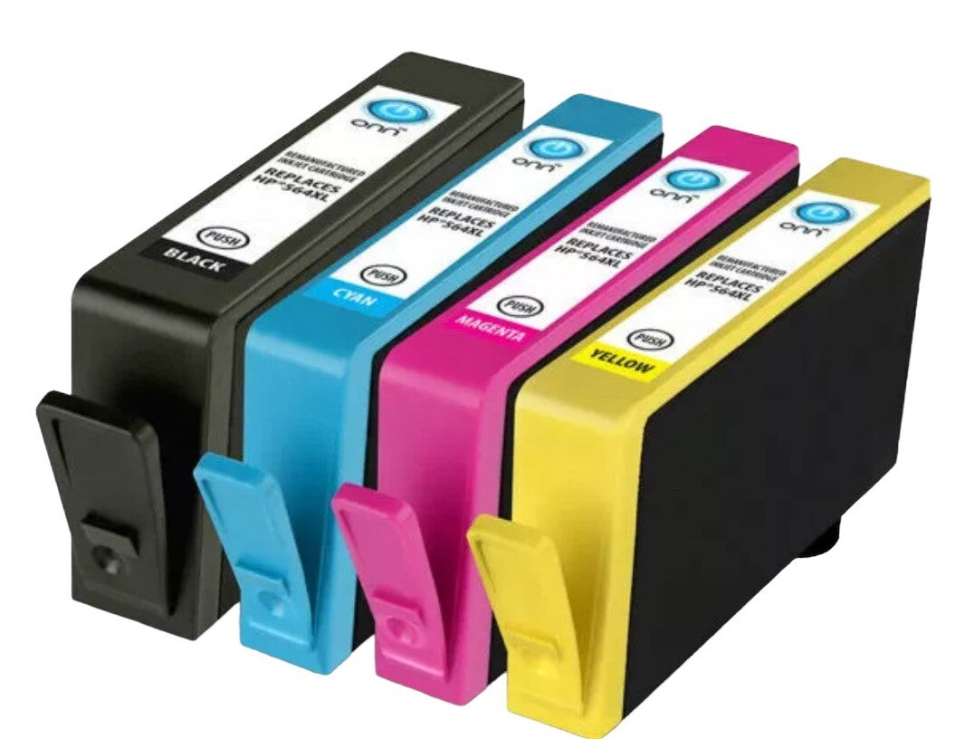 High Capacity Combo Inks for HP 564 Xl - Pack of 4, Expired 10/19 ONN NEW~SEALED