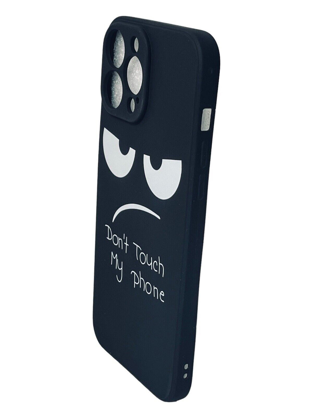 Apple iPhone 13 Pro Max Mobile Case Silicon-Black "Do Not Dont Touch My Phone"