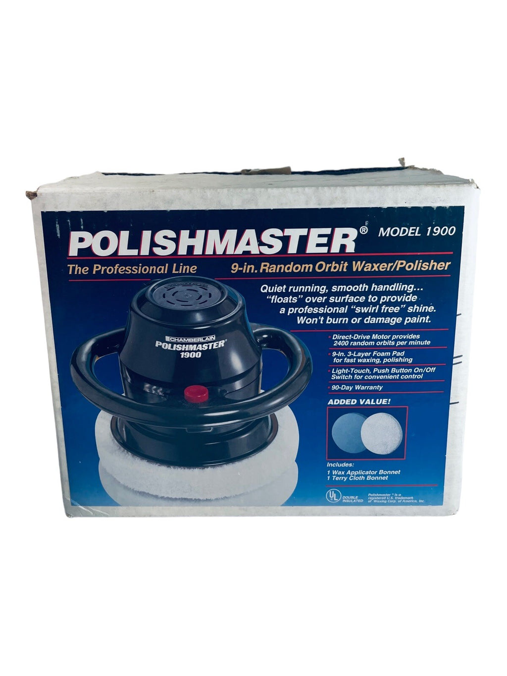 1900 Buffer/Polisher 9” Chamberlain Professional Line w/Manual - POWERMASTER