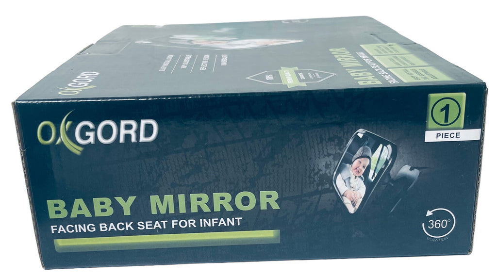 AUTO BABY MIRROR FACING BACKSEAT FOR INFANT (1-PEICE) OXGORD NEW/FACTORY SEALED.