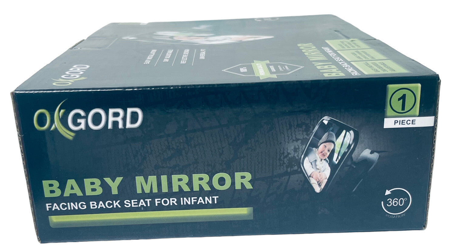 AUTO BABY MIRROR FACING BACKSEAT FOR INFANT (1-PEICE) OXGORD NEW/FACTORY SEALED.