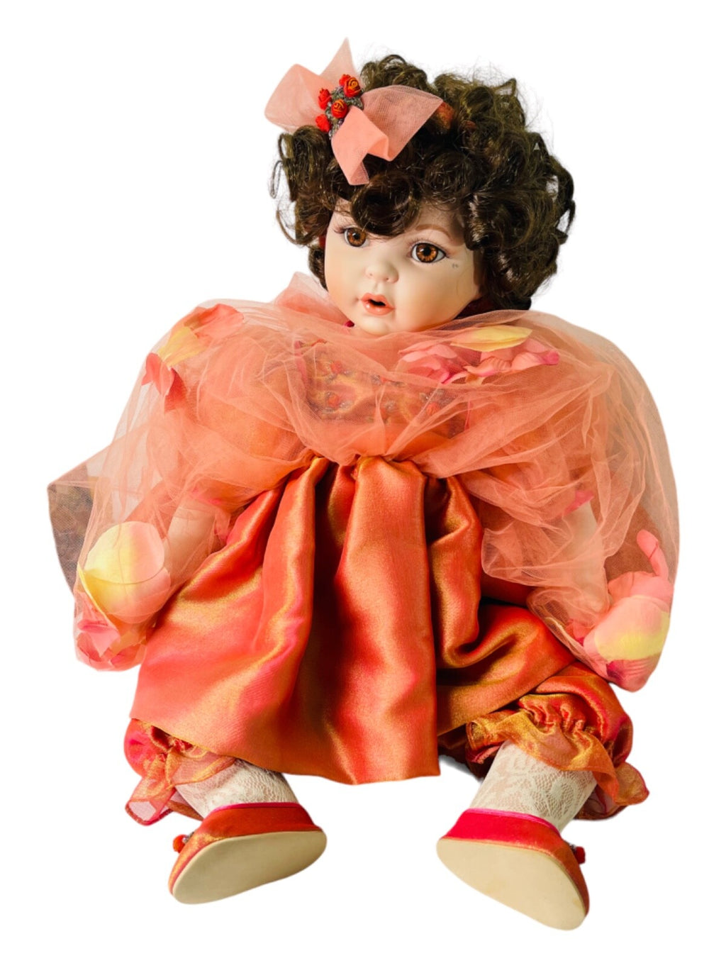 25'' MARIE OSMOND DOLL 2001 TINY TOT LIFELIKE REMEMBER ME ROSE BUD #00509